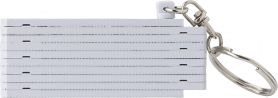 Brelok do kluczy, miara 50cm, składana