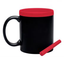 Kubek ceramiczny do rysowania 300 ml, kreda