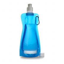 Składana butelka sportowa 420 ml z karabińczykiem
