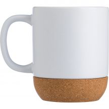 Kubek ceramiczny 300 ml z korkowym elementem