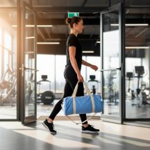 Torba sportowa, podróżna B'RIGHT z bawełny z recyklingu i poliestru z recyklingu | Asha