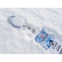 Ski pass, rozciągany przewód 75 cm | Norellix