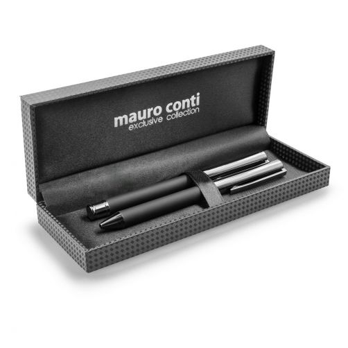 Zestaw piśmienniczy Mauro Conti, długopis i pióro kulkowe | Willie