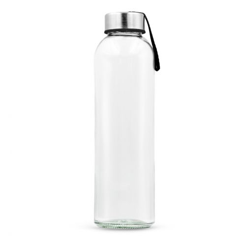 Szklana butelka 500 ml z kolorową wstążką | Viivi