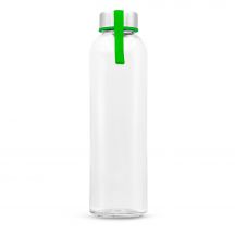 Szklana butelka 500 ml z kolorową wstążką | Viivi