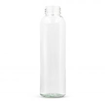 Szklana butelka 500 ml z kolorową wstążką | Viivi