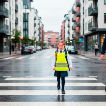 Kamizelka dziecięca odblaskowa | Nestana