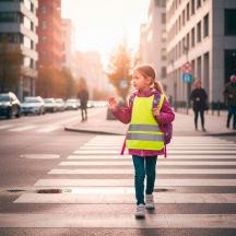 Kamizelka dziecięca odblaskowa | Nestana