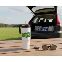 Kubek termiczny 1100 ml Air Gifts z ergonomicznym uchwytem | Ony