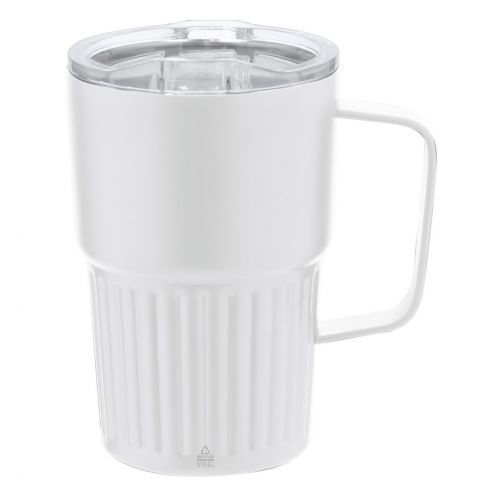 Kubek termiczny 450 ml ze stali nierdzewnej z recyklingu
